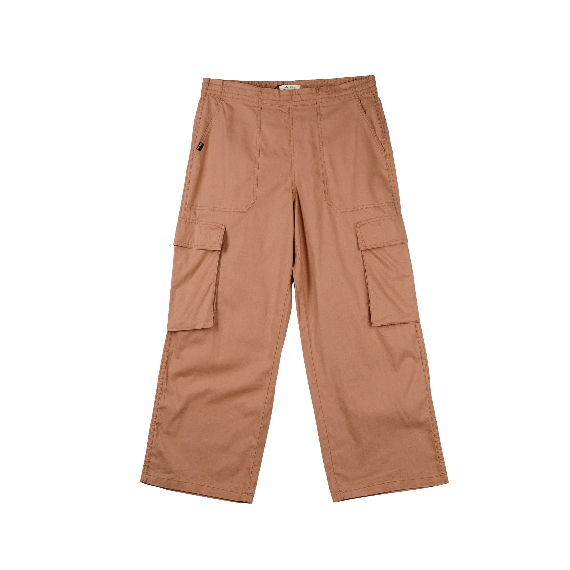 Petrol Ladies Basic Cargo Pants Mid-Rise Fitting Rinse Wash Fabric 162428 (Rust)