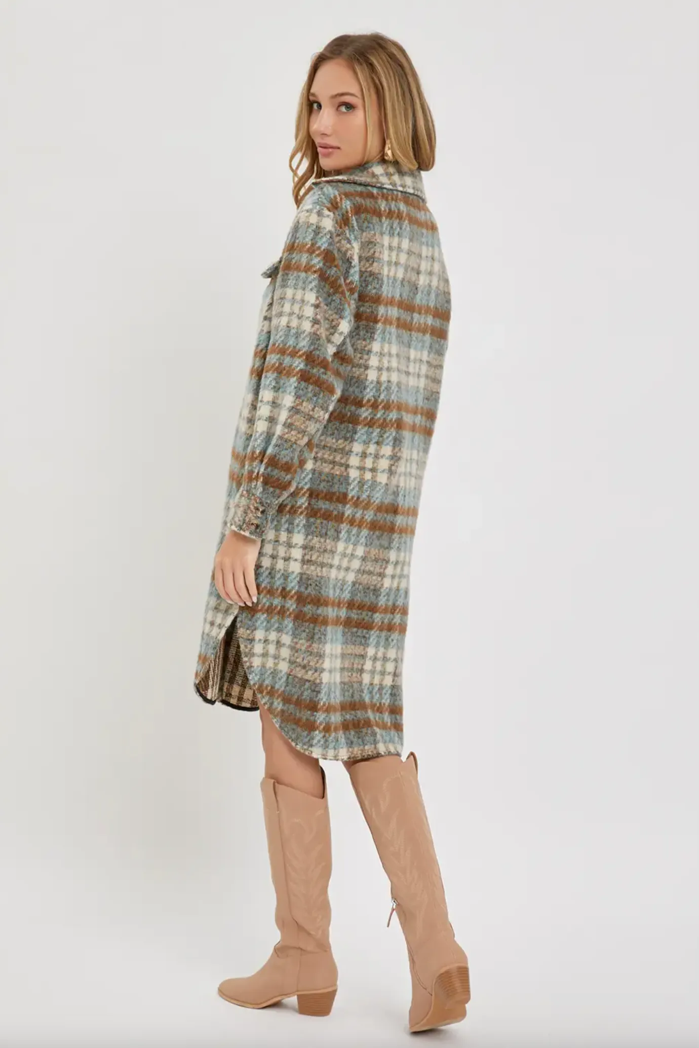 Peyton Plaid Shacket