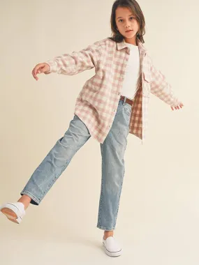 Pink Gingham Shirt