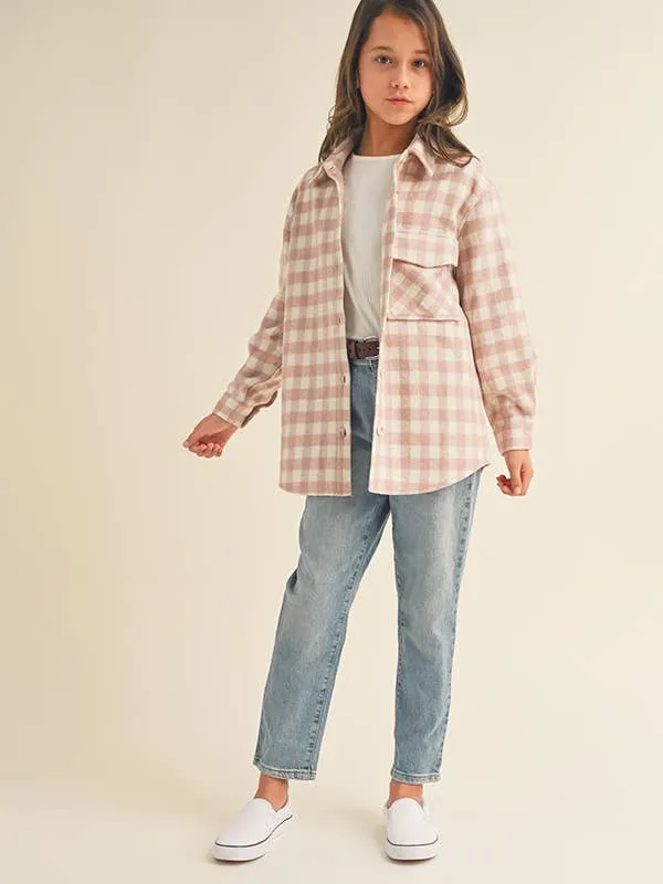 Pink Gingham Shirt