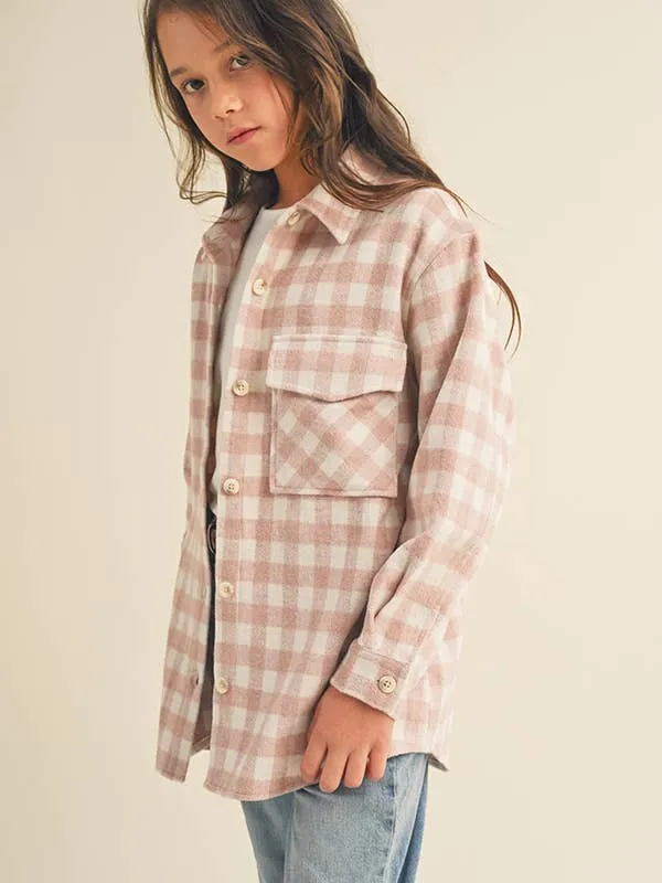 Pink Gingham Shirt