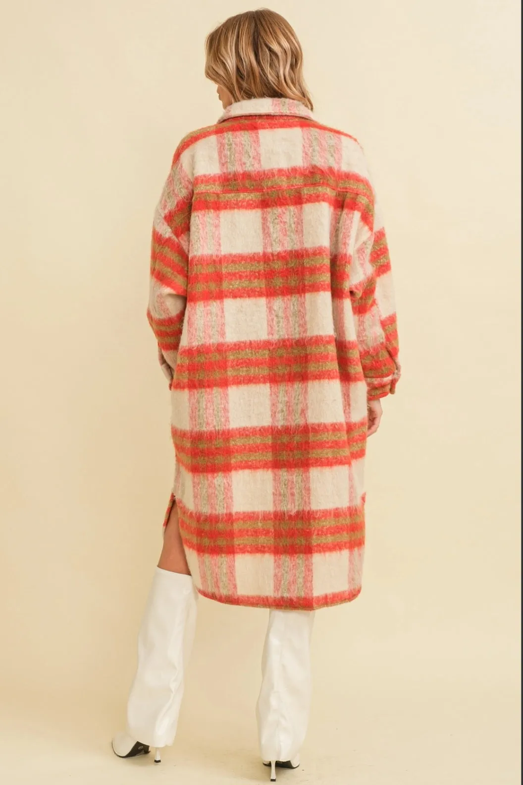 Plaid coat