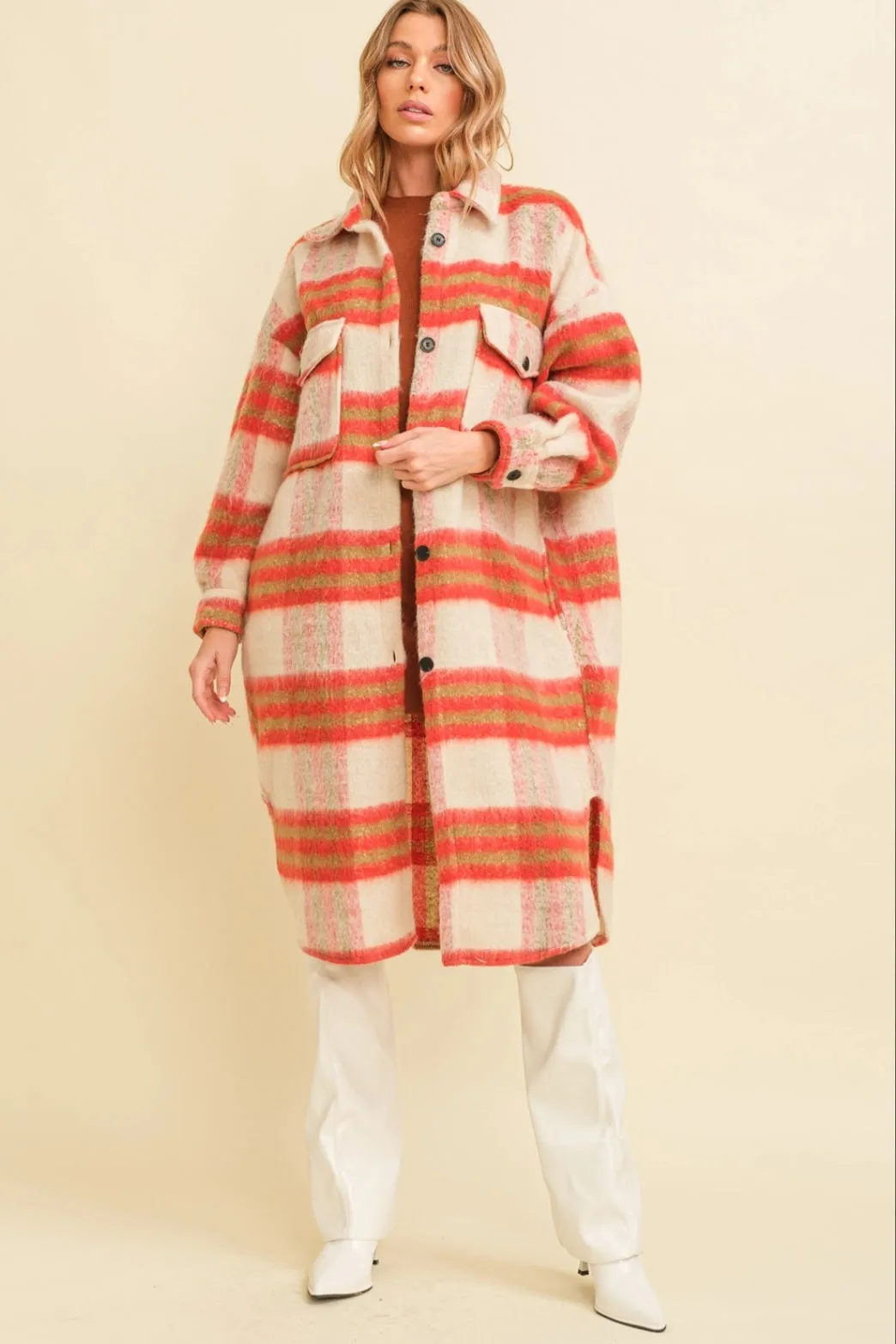 Plaid coat