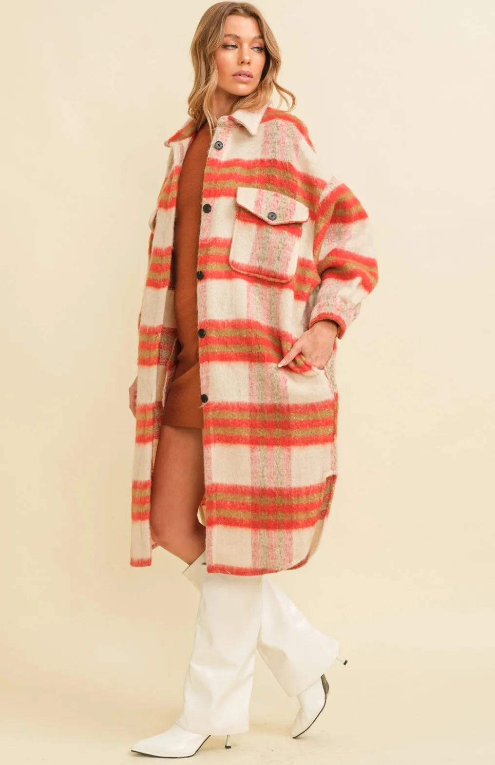 Plaid coat