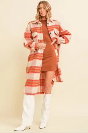 Plaid coat