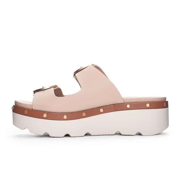 Platform Smooth Buckle Sandal - Surfsup