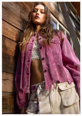 Plumberry Corduroy Jacket