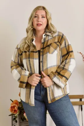 PLUS The Kasey Checkered Shacket