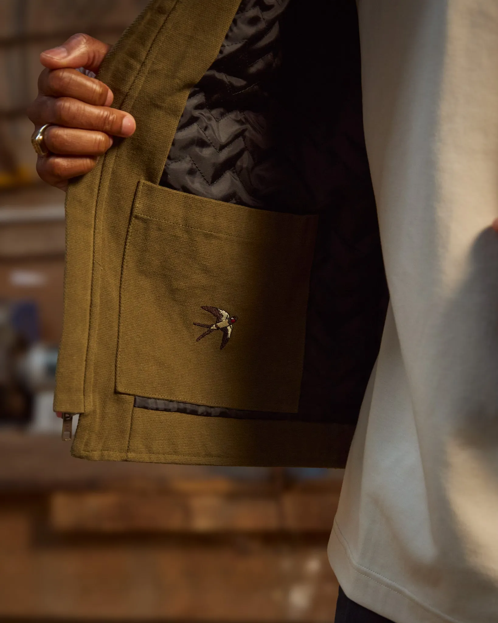 Poacher Gilet - Marsh Green