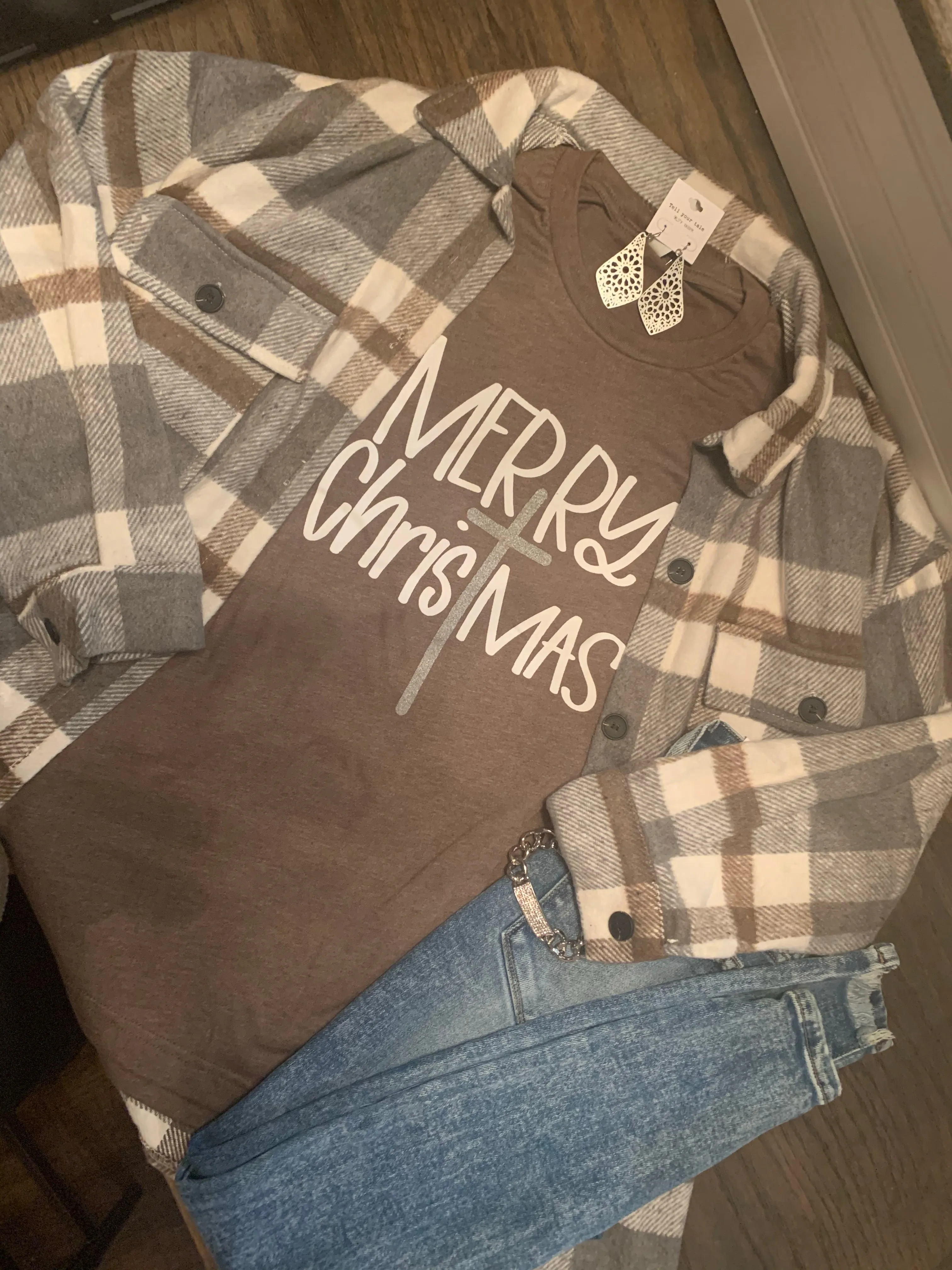 Prime Time Classic Multi Plaid Shacket