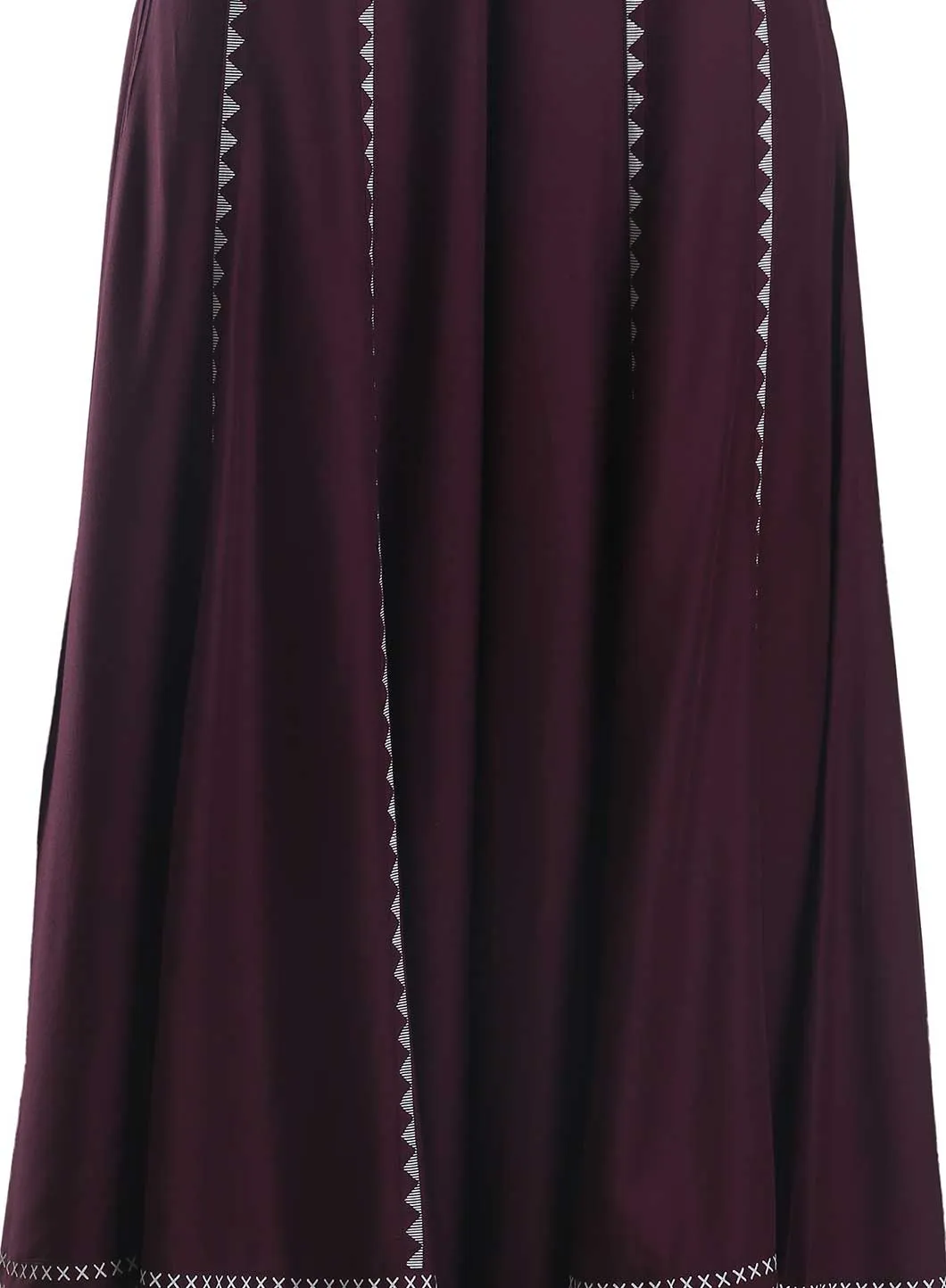 Purple Printed Culottes