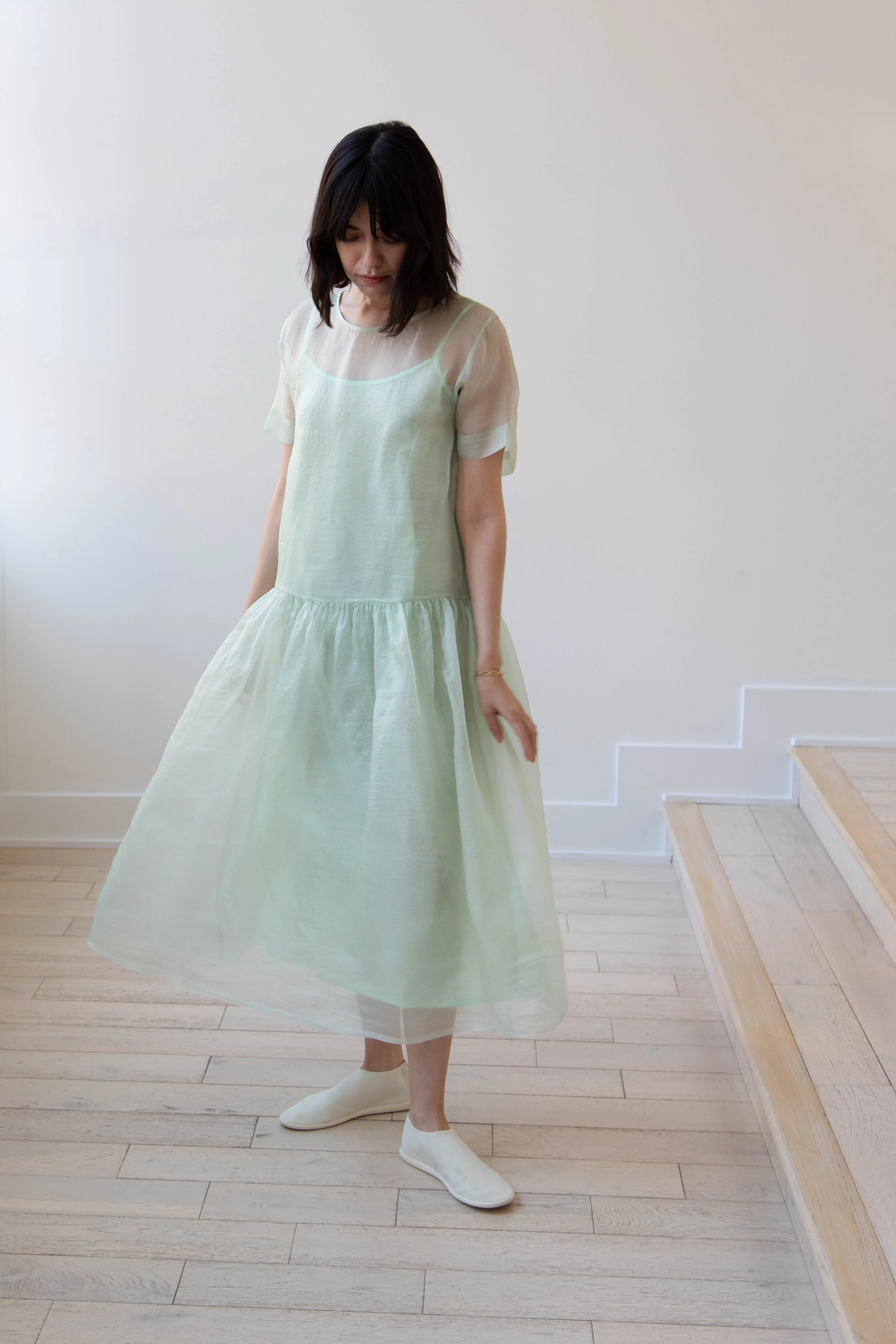 RB by Runaway Bicycle | Silk Organza Coco Dress in Mint