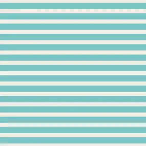 Remnant: 1 1/4yd Knit Striped Alike Aqua