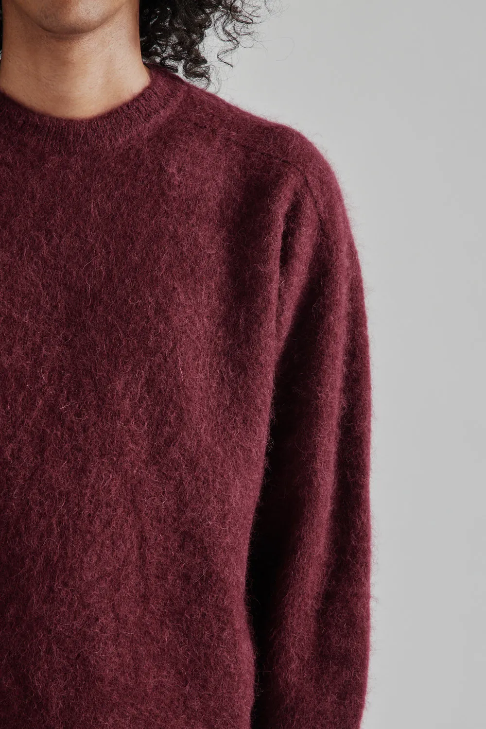 Royal Alpaca Knit P/O - Burgandy