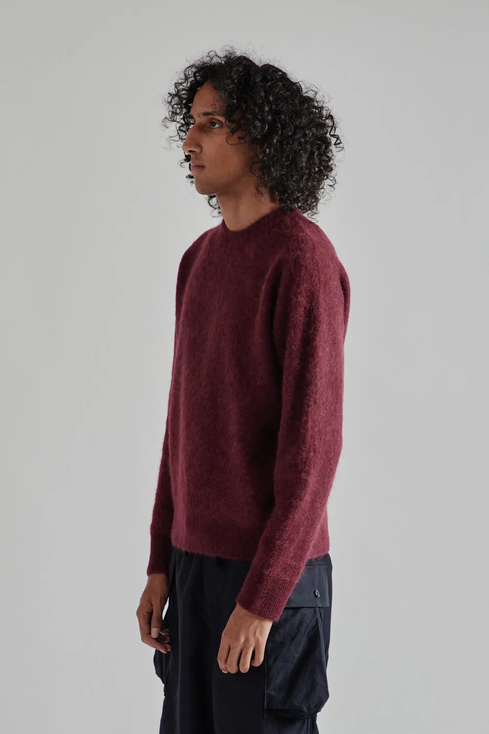 Royal Alpaca Knit P/O - Burgandy