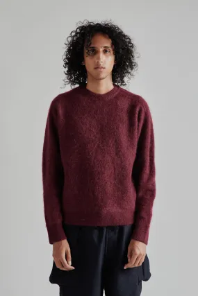 Royal Alpaca Knit P/O - Burgandy