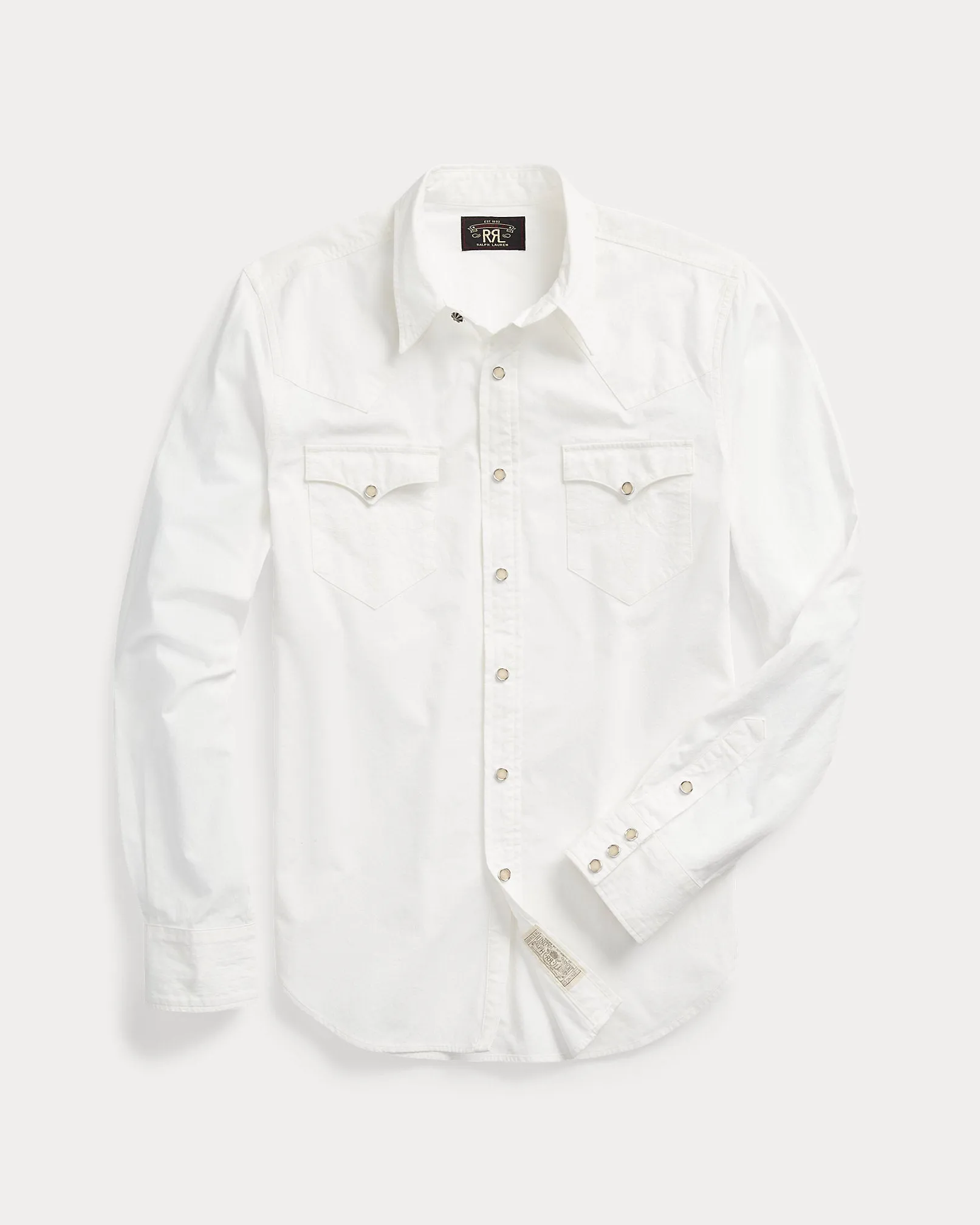 RRL Slim Fit Poplin Western Shirt