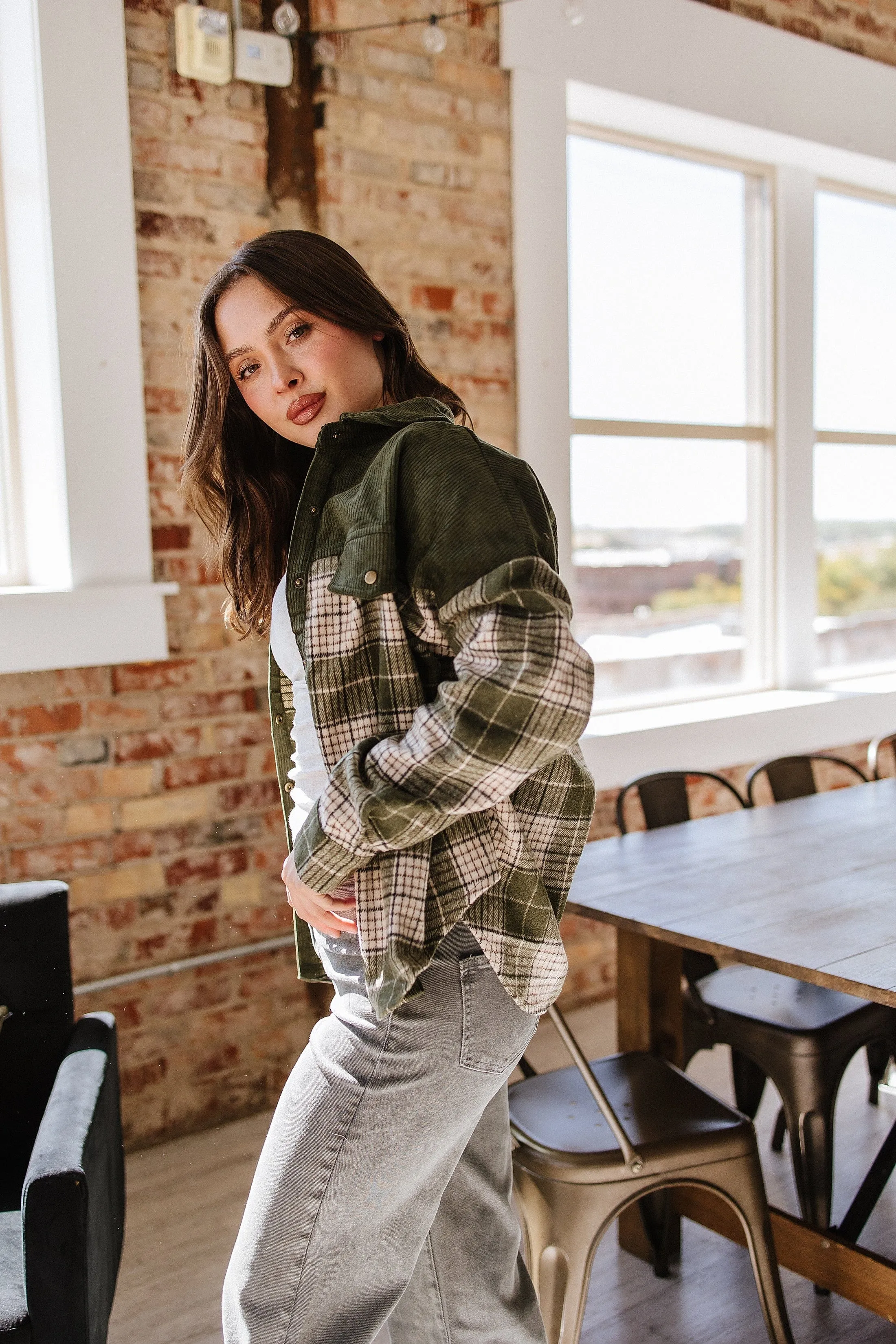 SALE - Catherine Patchwork Plaid Shacket | Size Small