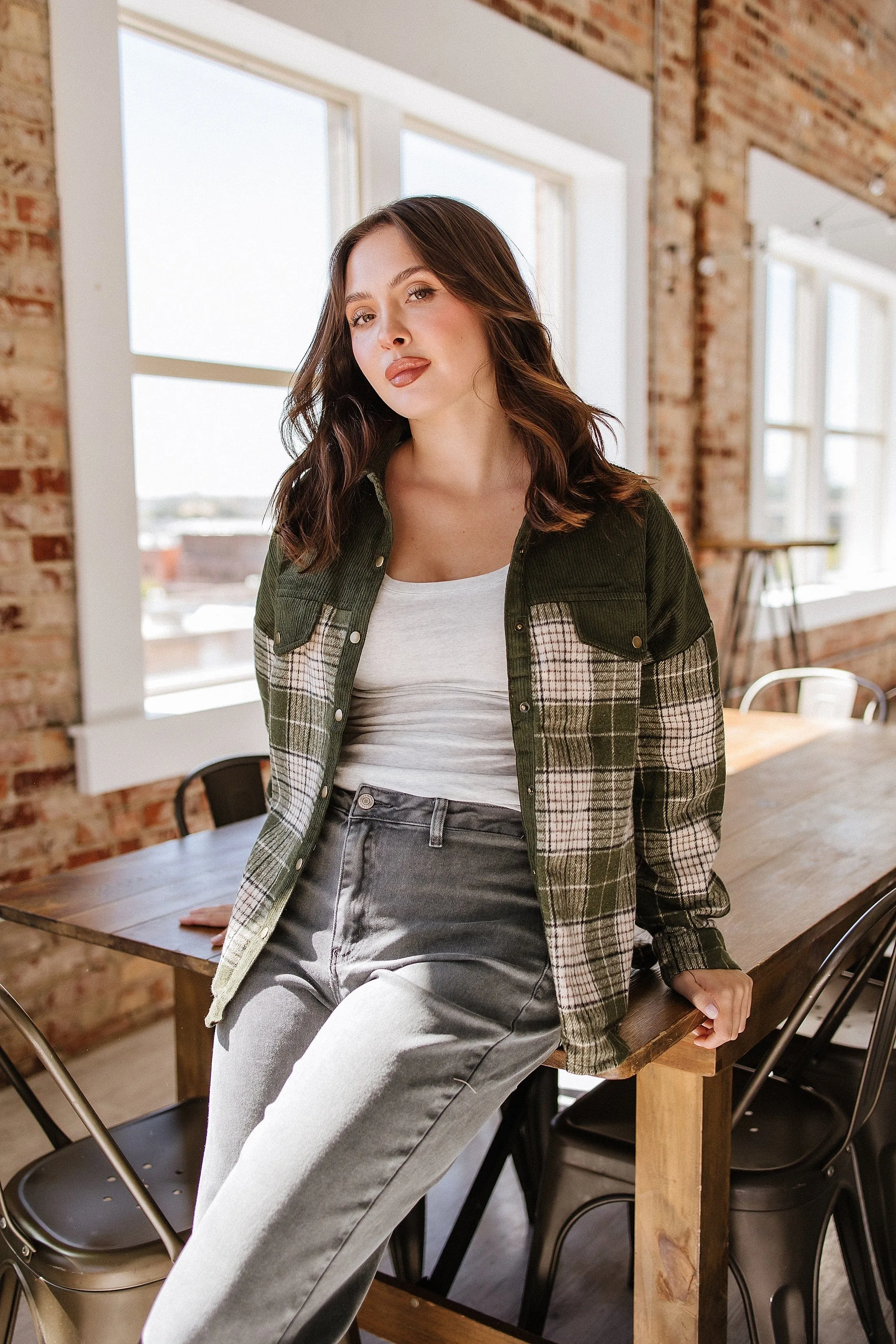 SALE - Catherine Patchwork Plaid Shacket | Size Small
