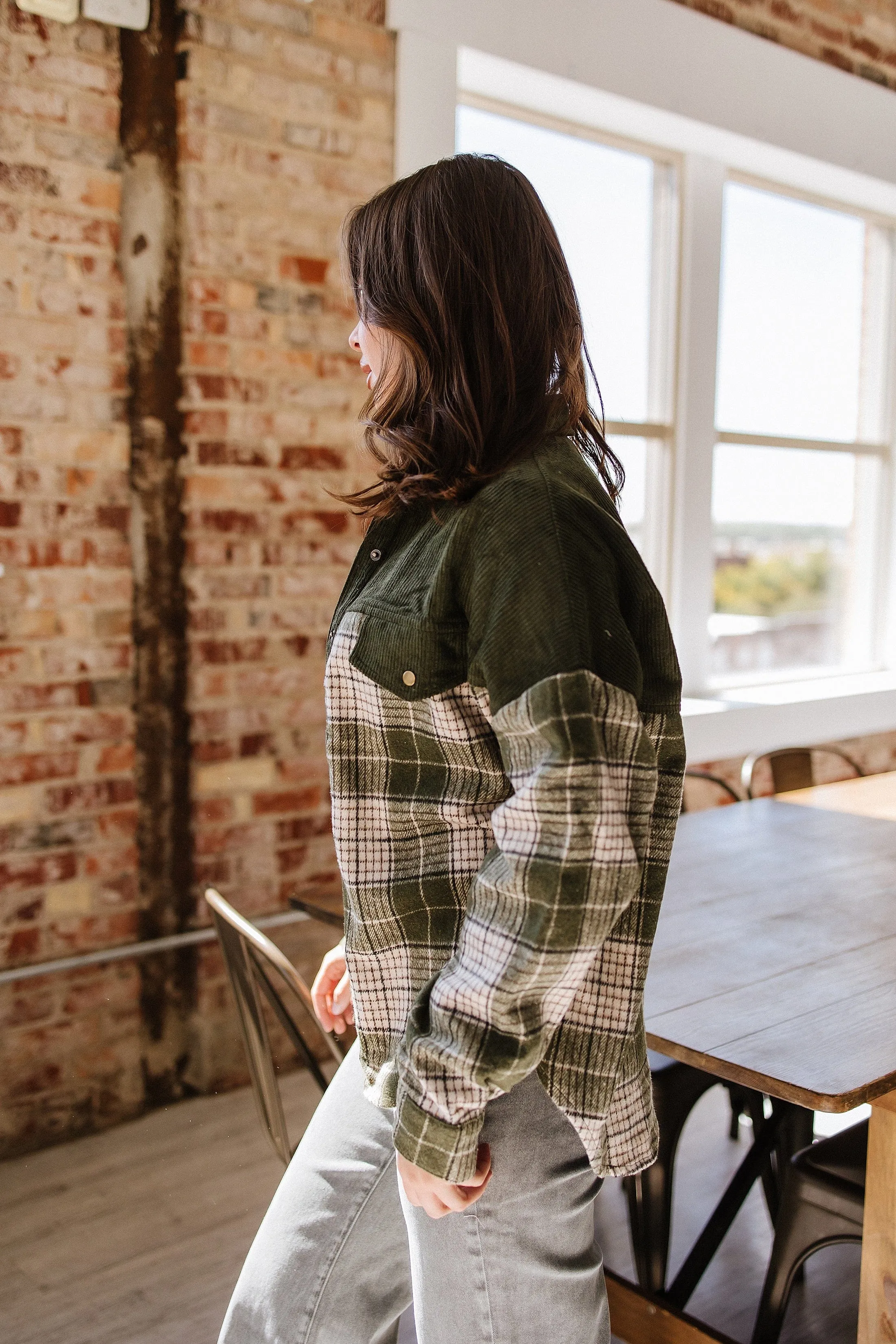 SALE - Catherine Patchwork Plaid Shacket | Size Small