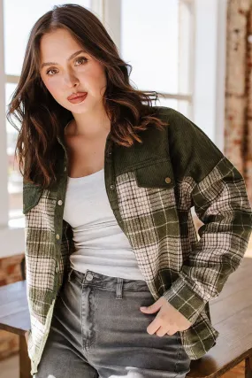 SALE - Catherine Patchwork Plaid Shacket | Size Small
