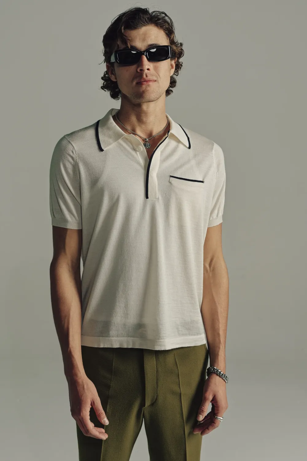 Second Layer Pablito Polo Black/Ivory