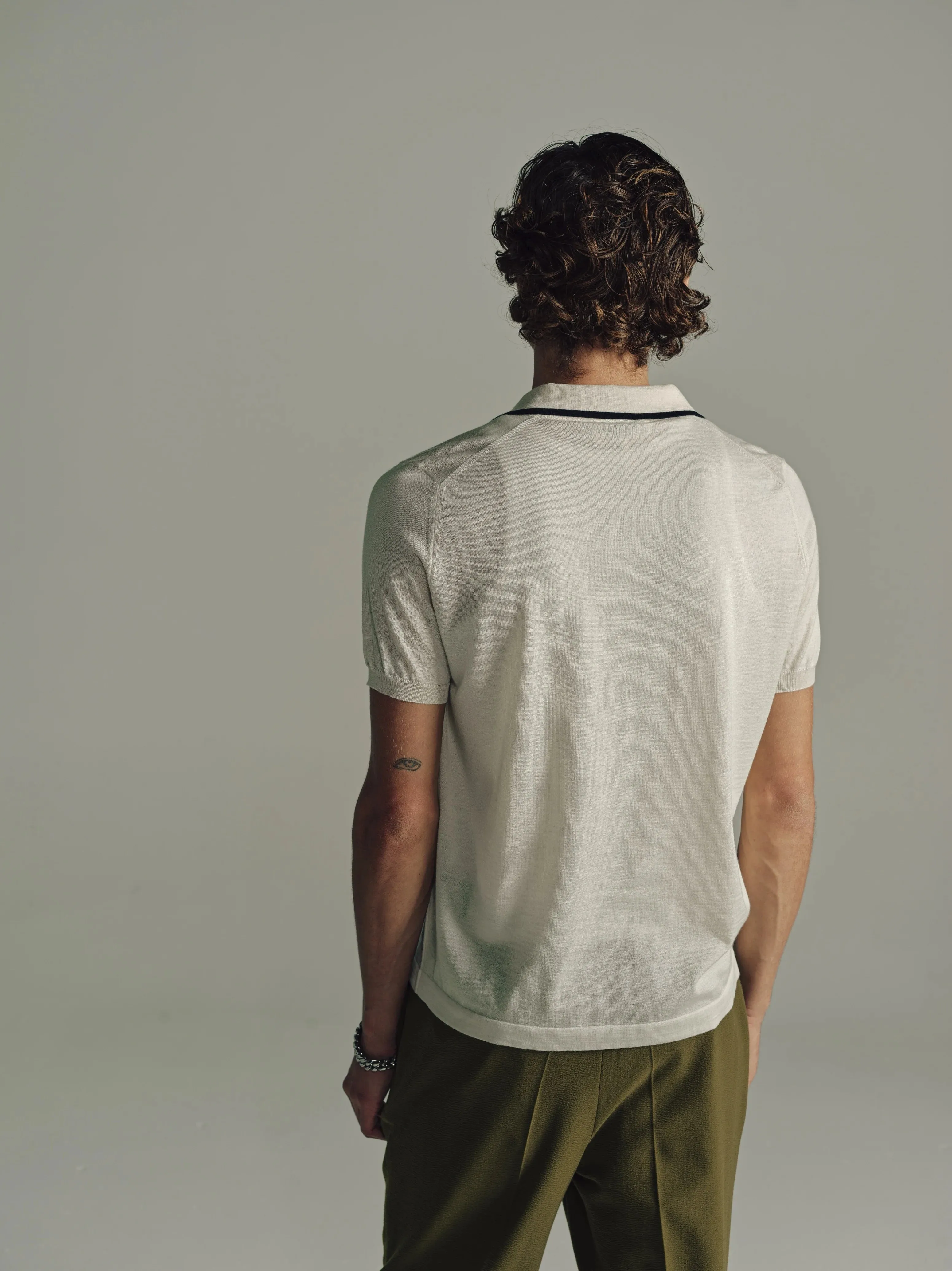 Second Layer Pablito Polo Black/Ivory
