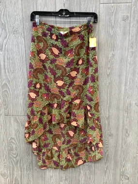 Skirt Midi By Chenault In Green, Size: 4