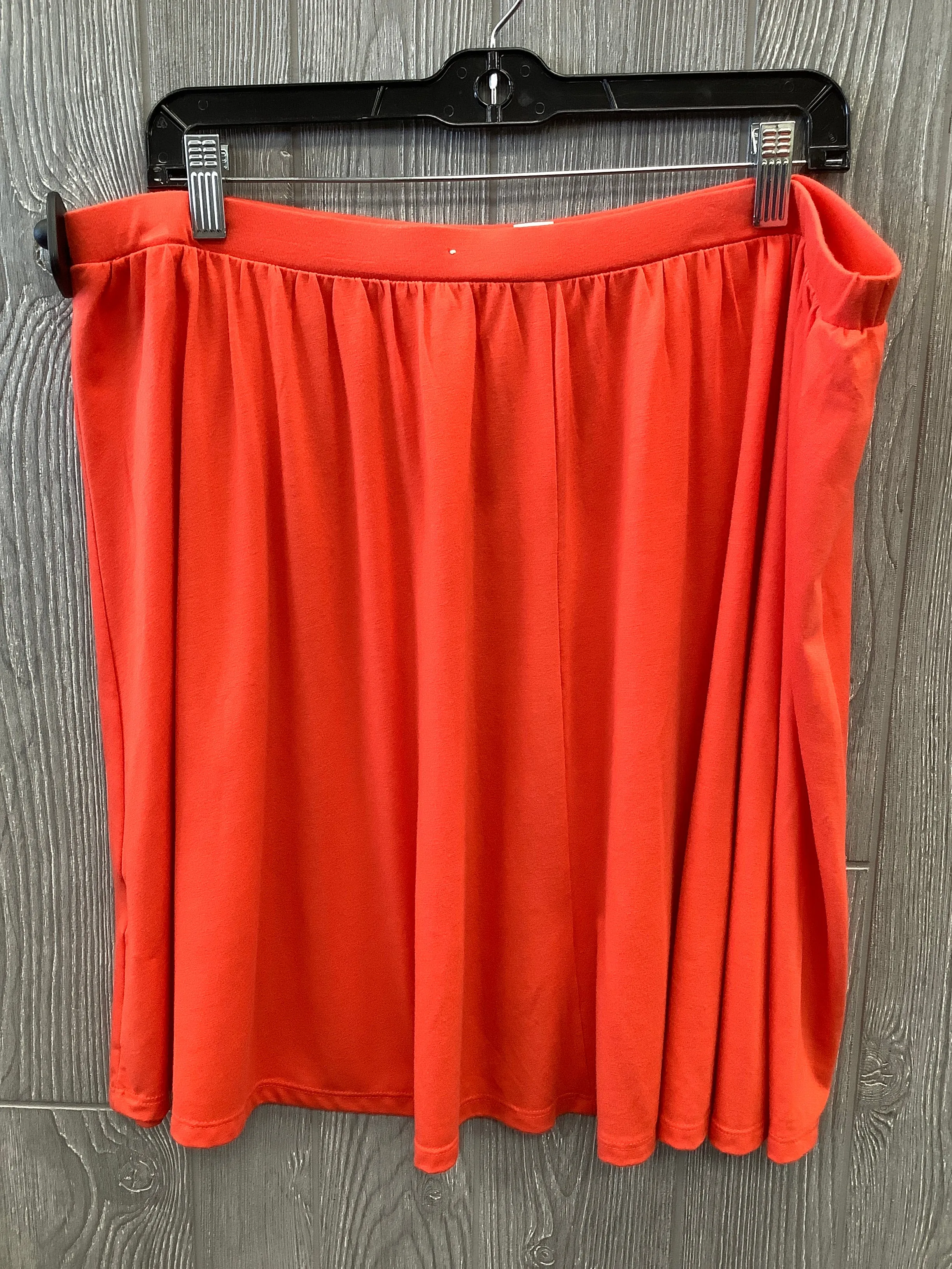 Skirt Midi By Old Navy In Orange, Size: 14