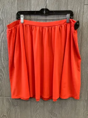 Skirt Midi By Old Navy In Orange, Size: 14