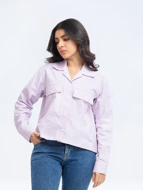 Smart Fit Cotton Shacket - FWTJW23-004