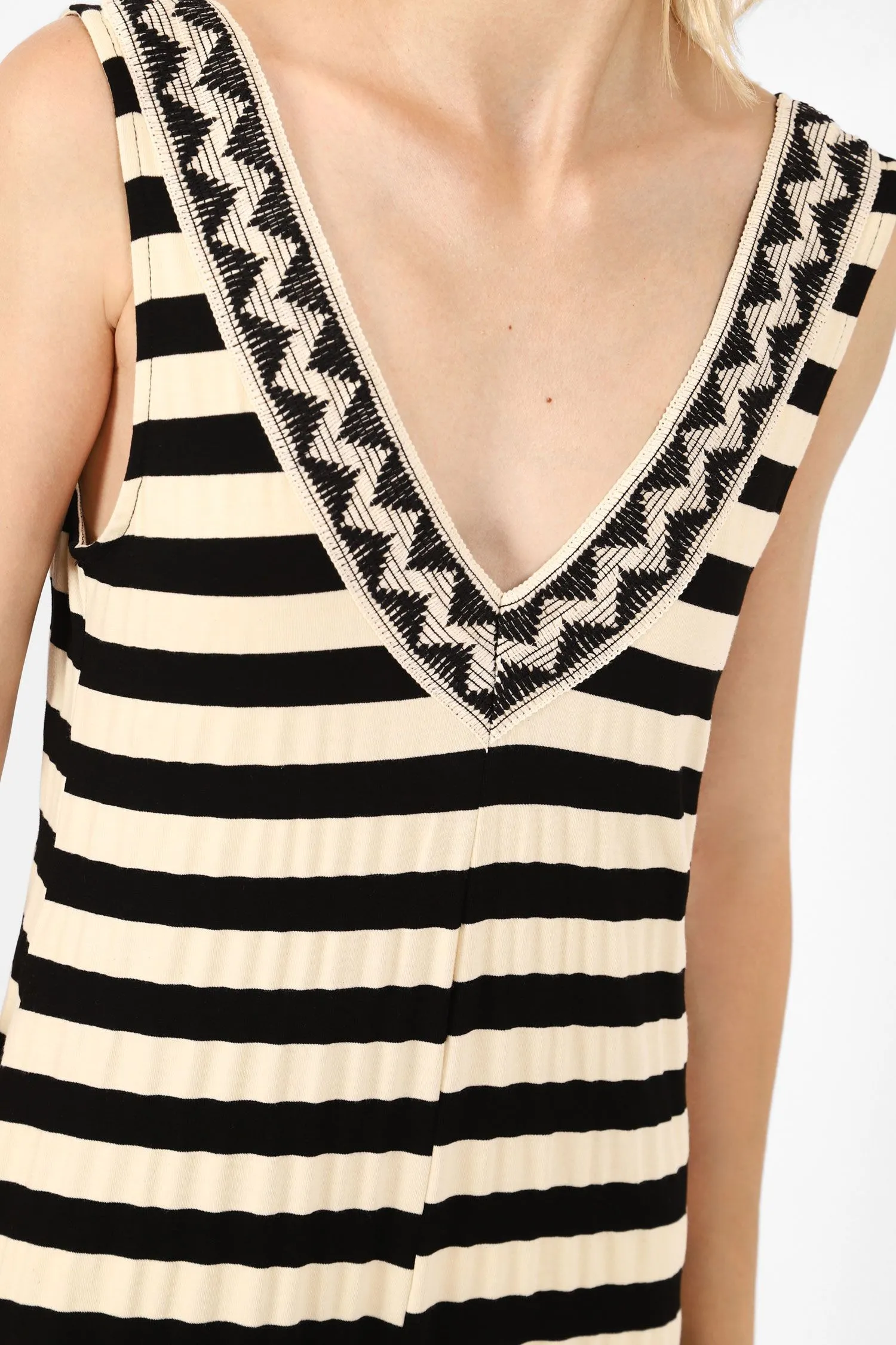 Striped Jumpsuit