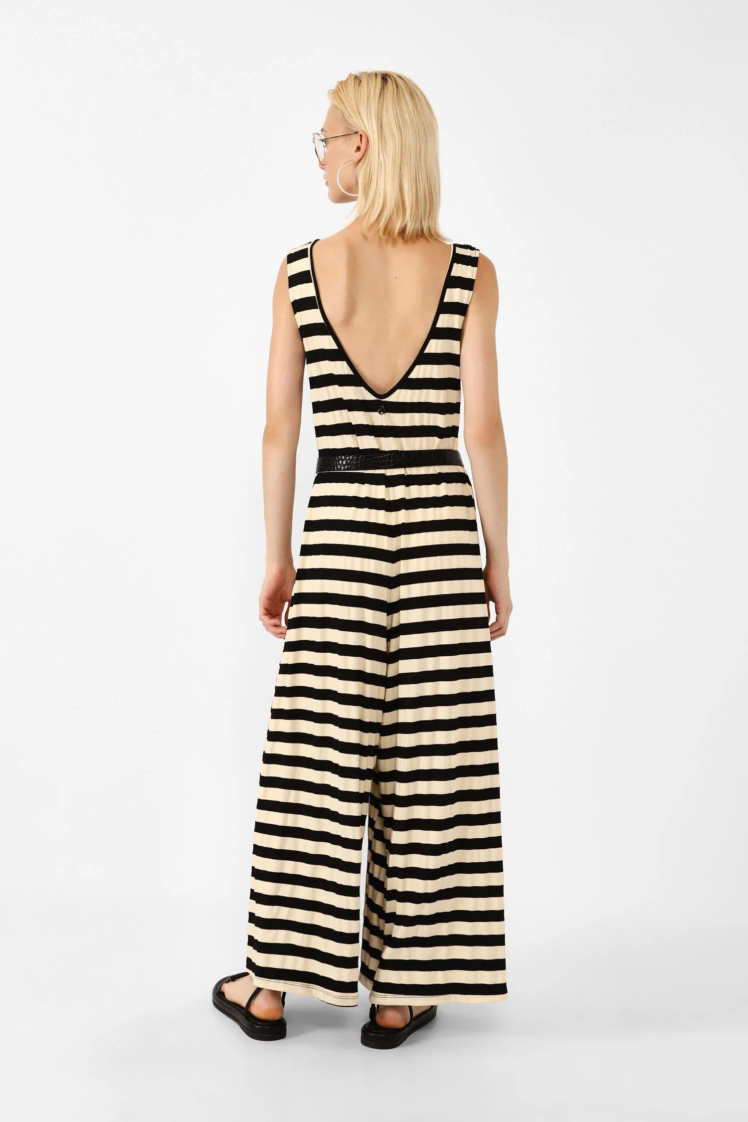 Striped Jumpsuit