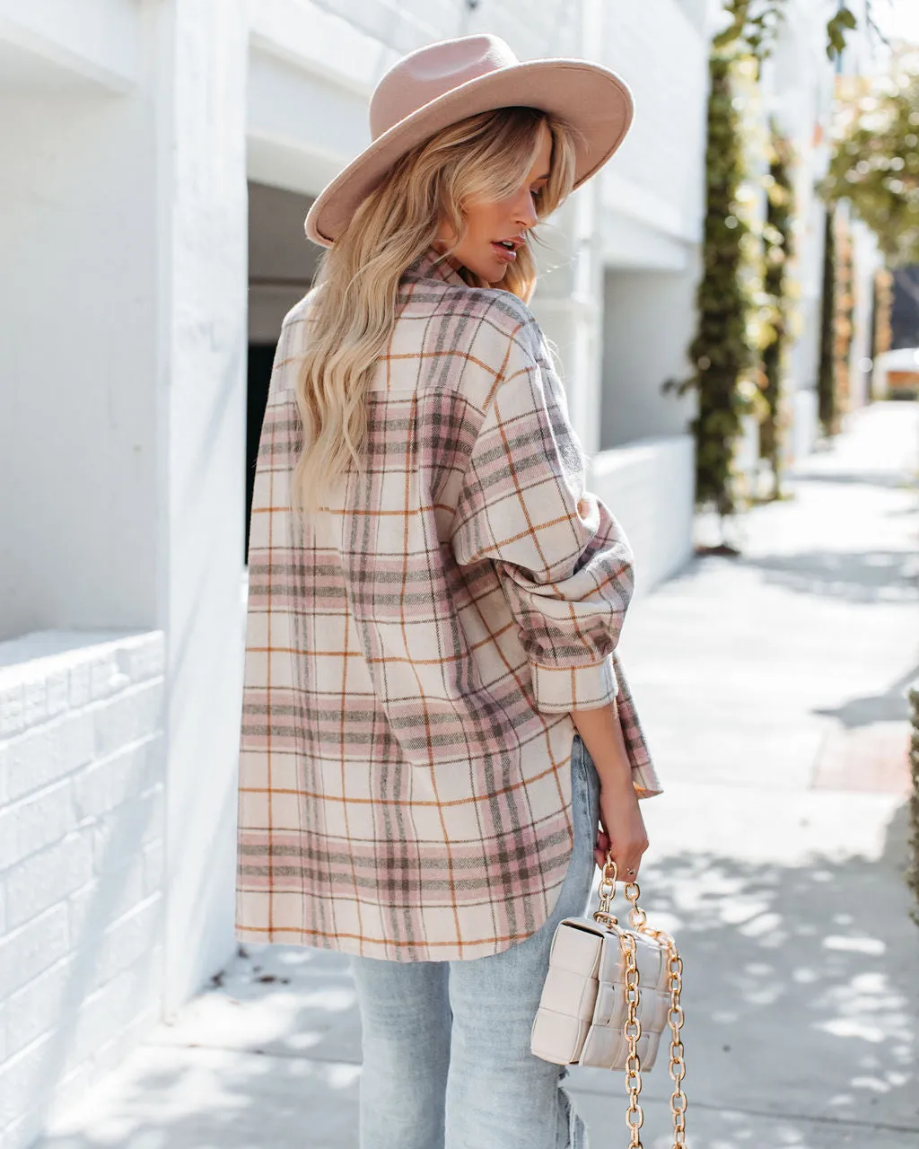 TastyHottie - Gilroy Button Down Plaid Shacket