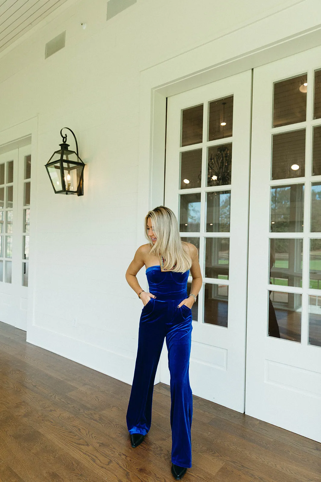The Right Direction Jumpsuit - Royal