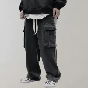 Tjalfe - Corduroy cargo broek met trekkoord