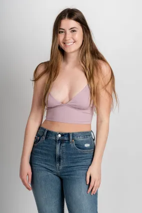Triangle bralette lilac