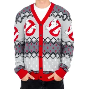 Ugly Christmas Sweater JulesRoche Ghostbusters Festive Adult Unisex