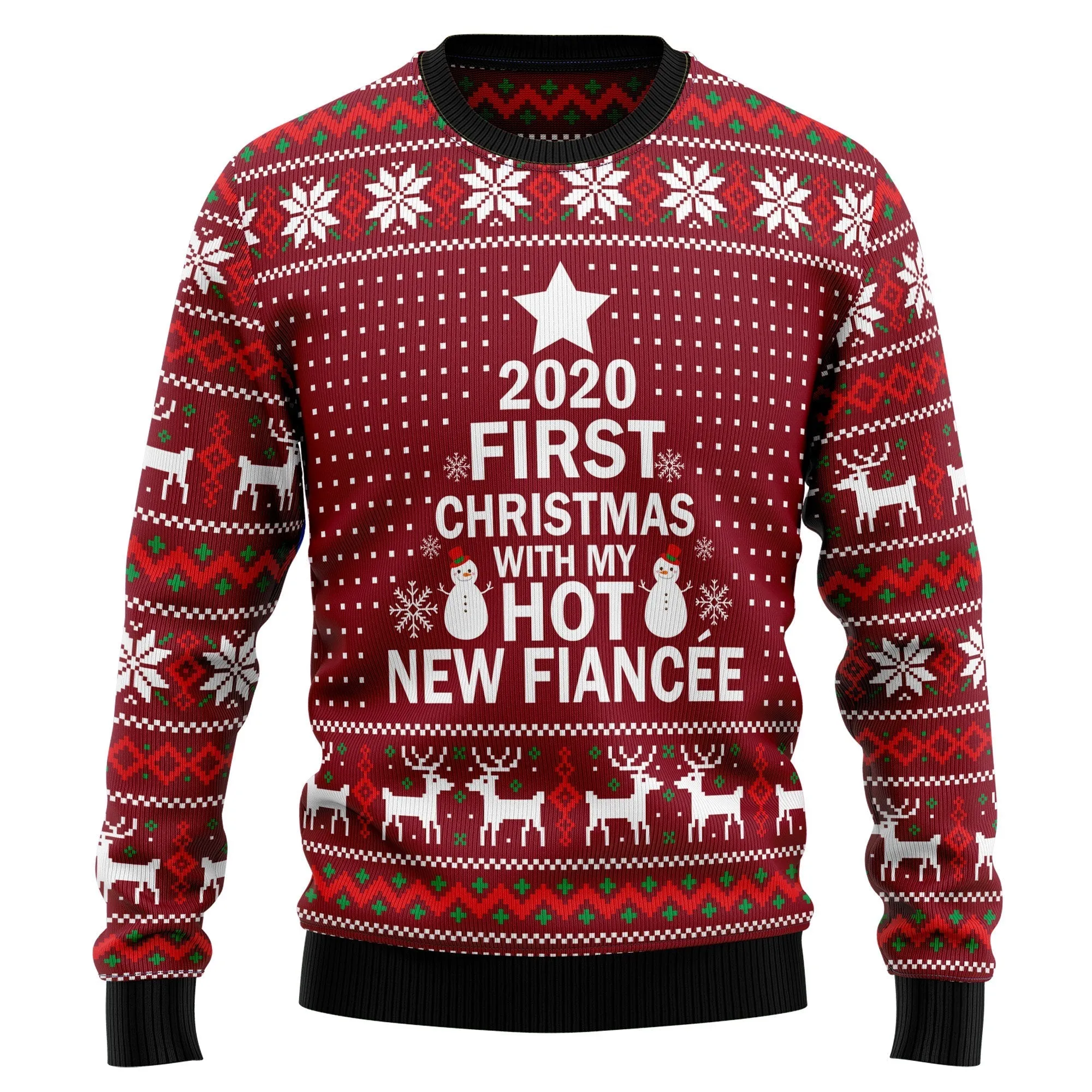 Ugly Sweater JulesRoche All-Over Print Warm Holiday Jumper