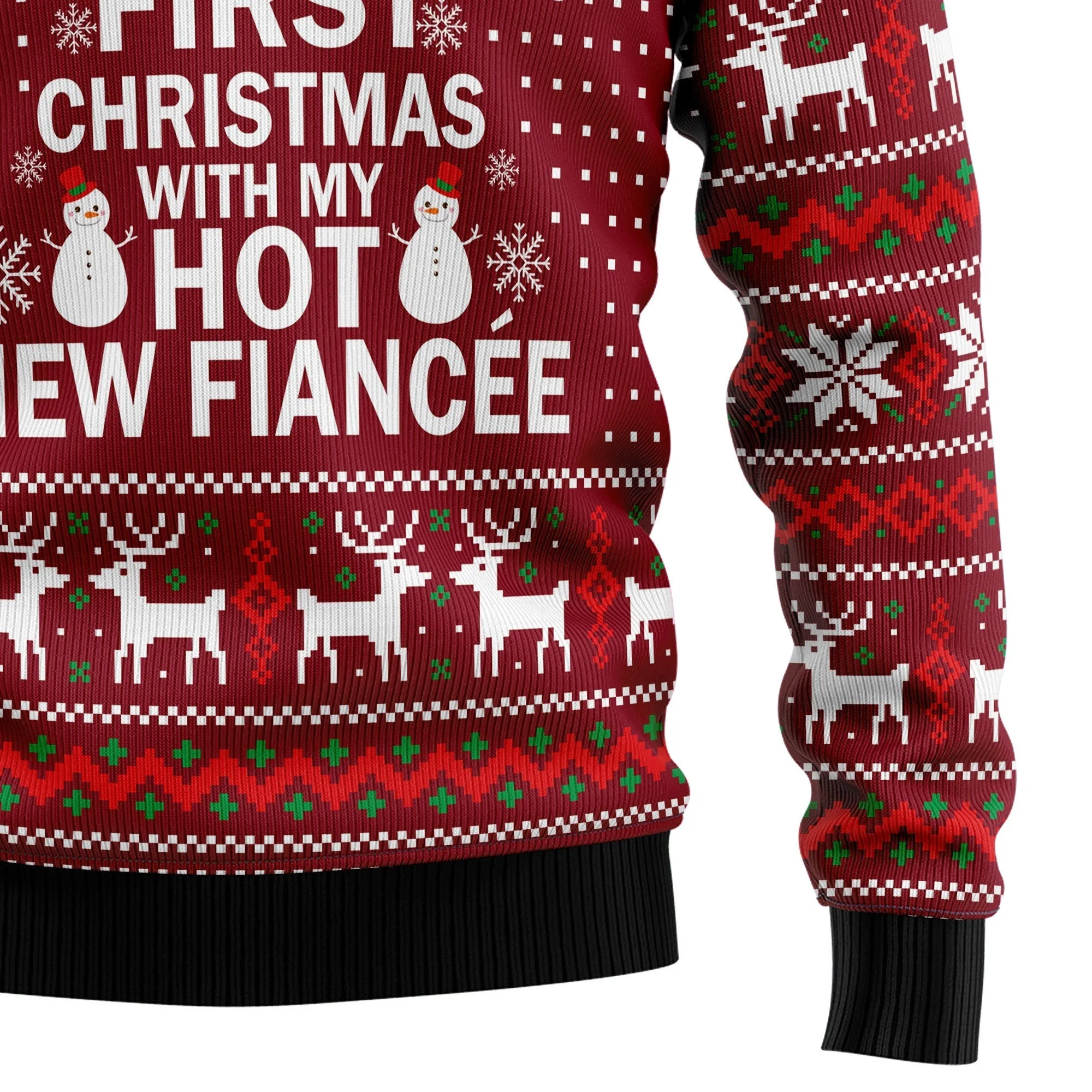 Ugly Sweater JulesRoche All-Over Print Warm Holiday Jumper
