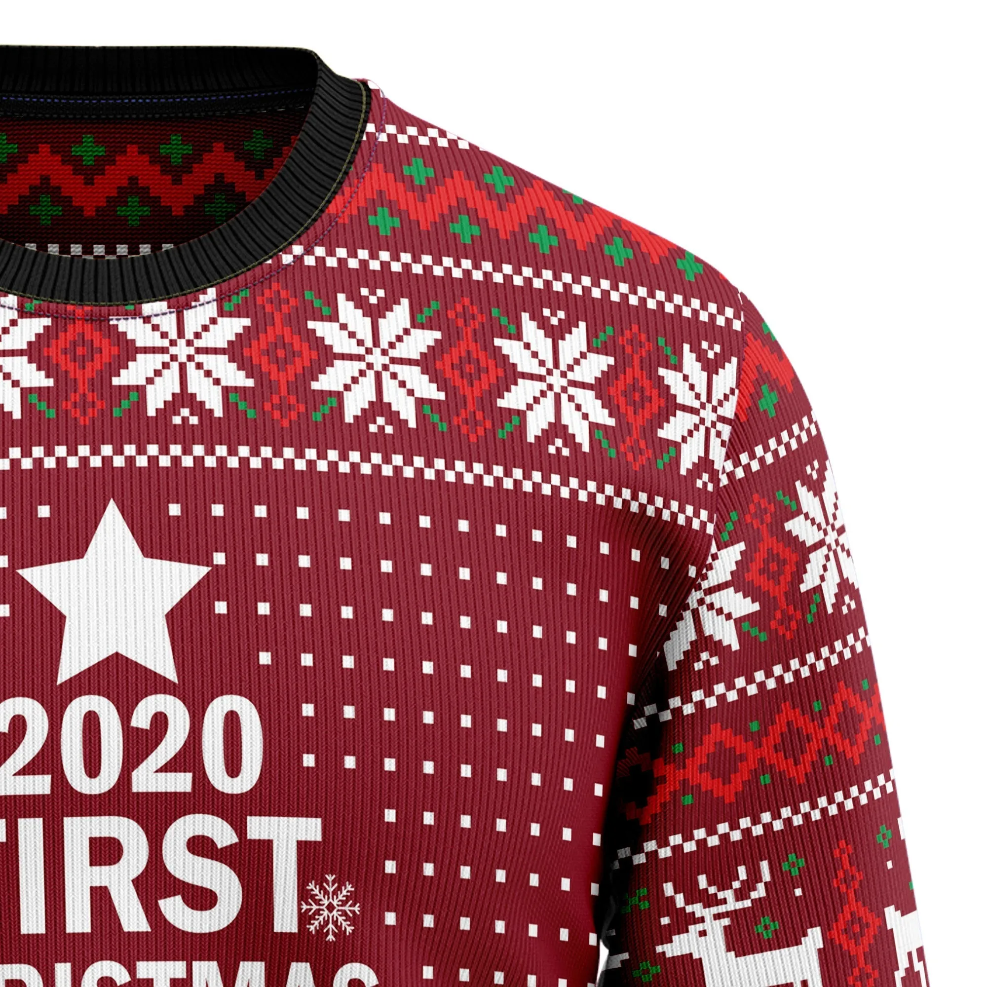 Ugly Sweater JulesRoche All-Over Print Warm Holiday Jumper