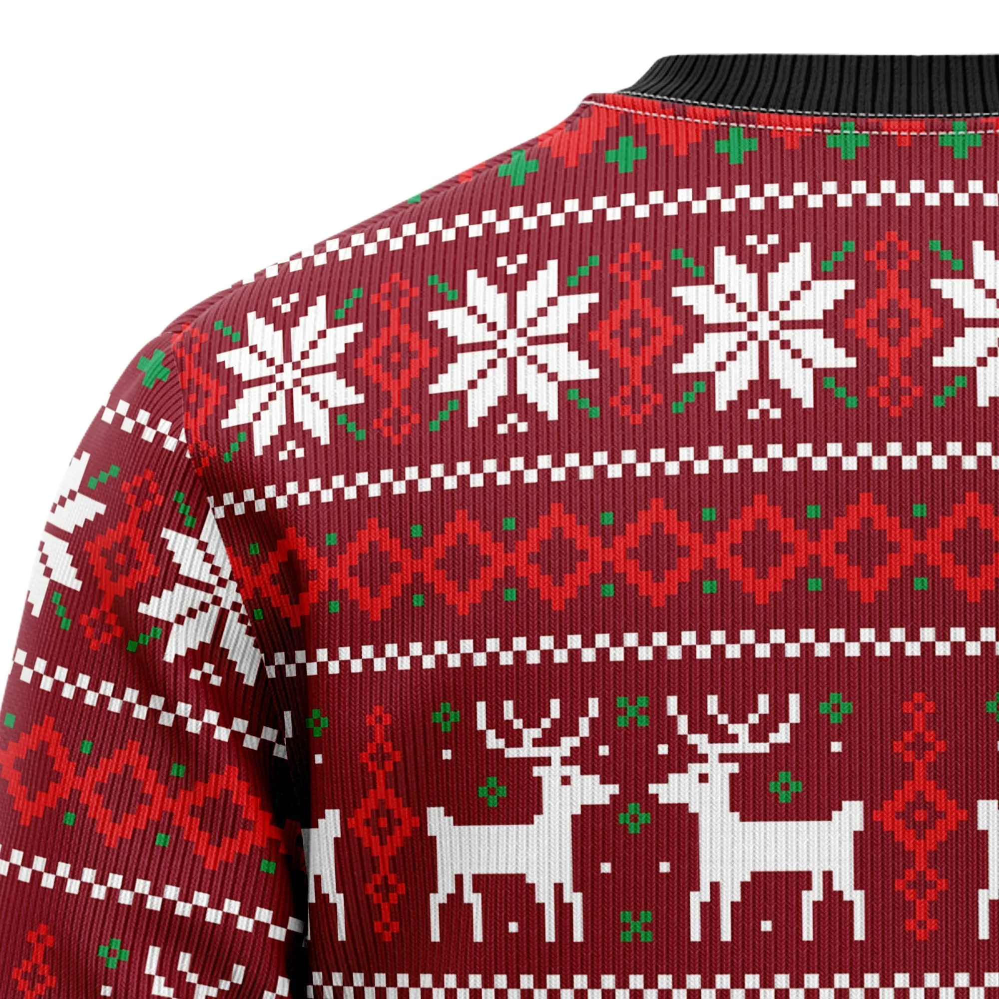 Ugly Sweater JulesRoche All-Over Print Warm Holiday Jumper