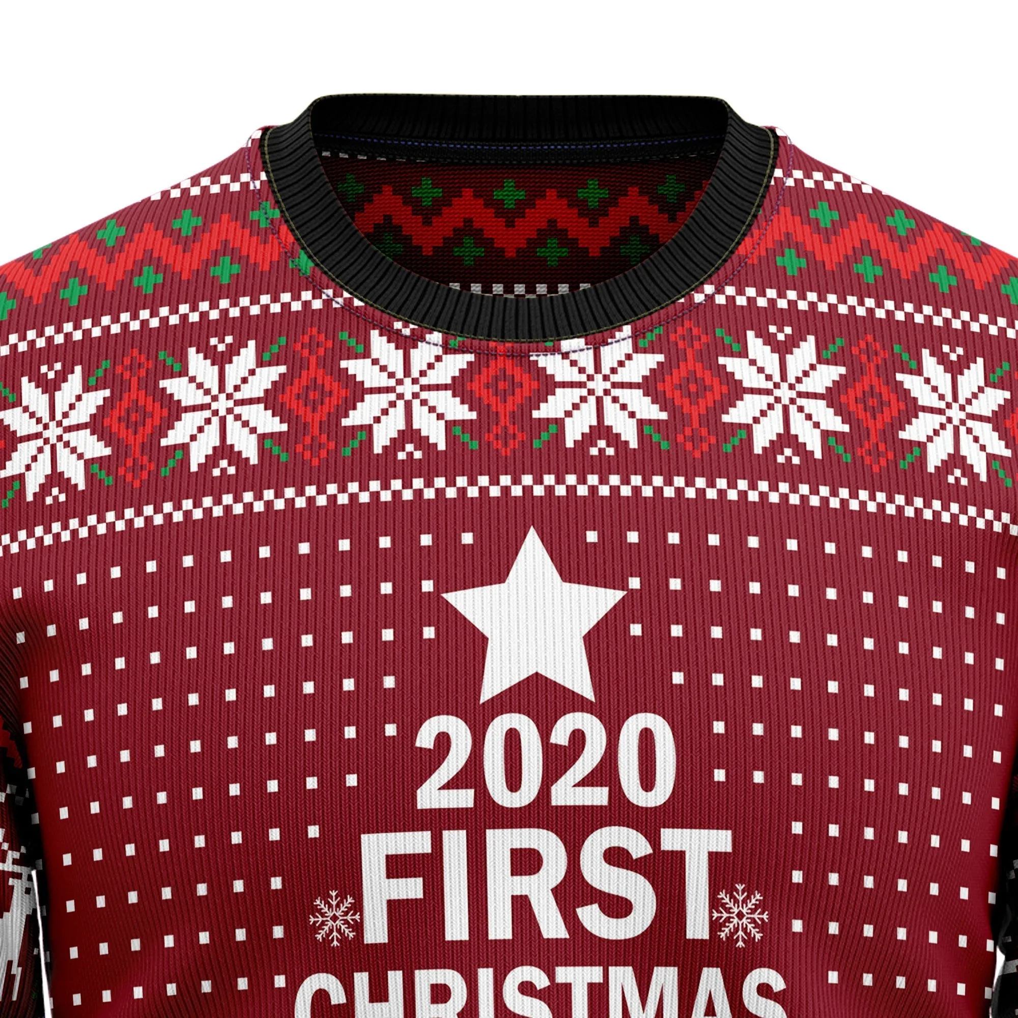 Ugly Sweater JulesRoche All-Over Print Warm Holiday Jumper