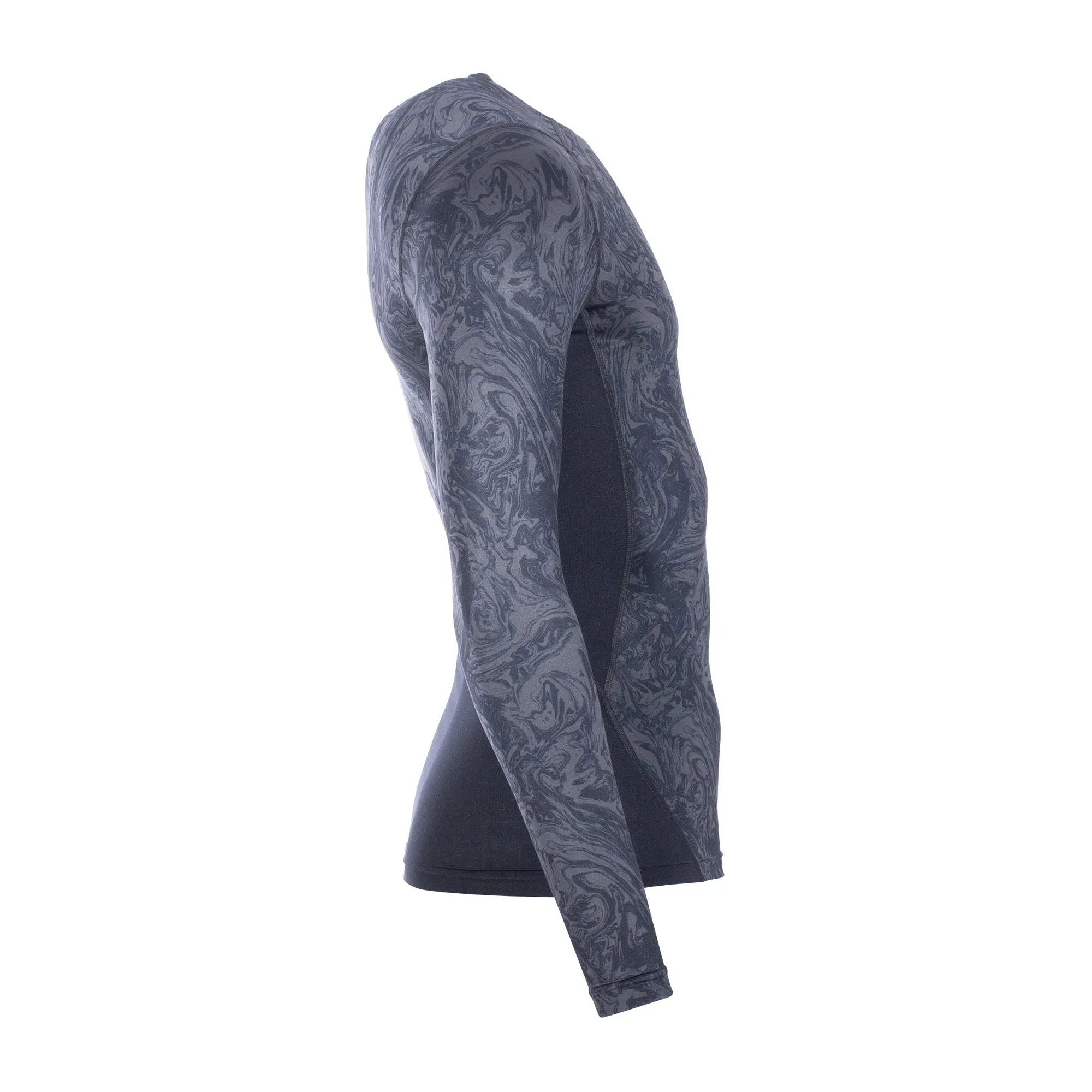 Under Armour Longsleeve HG Comp Print schwarz
