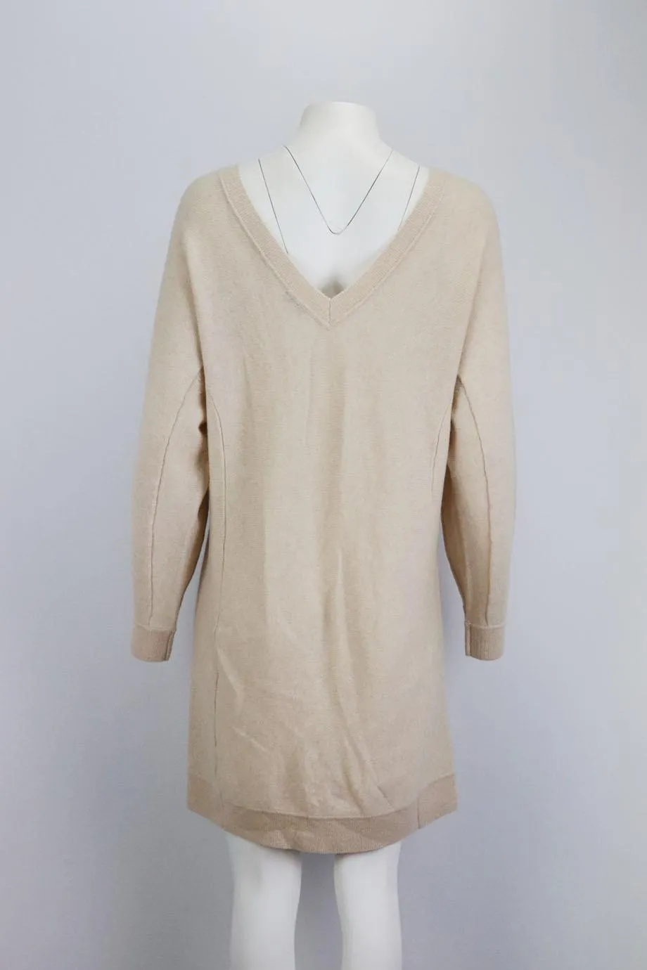 VINCE WOOL AND CASHMERE BLEND DRESS LARGE