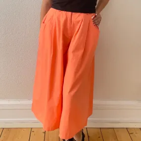 Vintage Peach Pleated Culottes