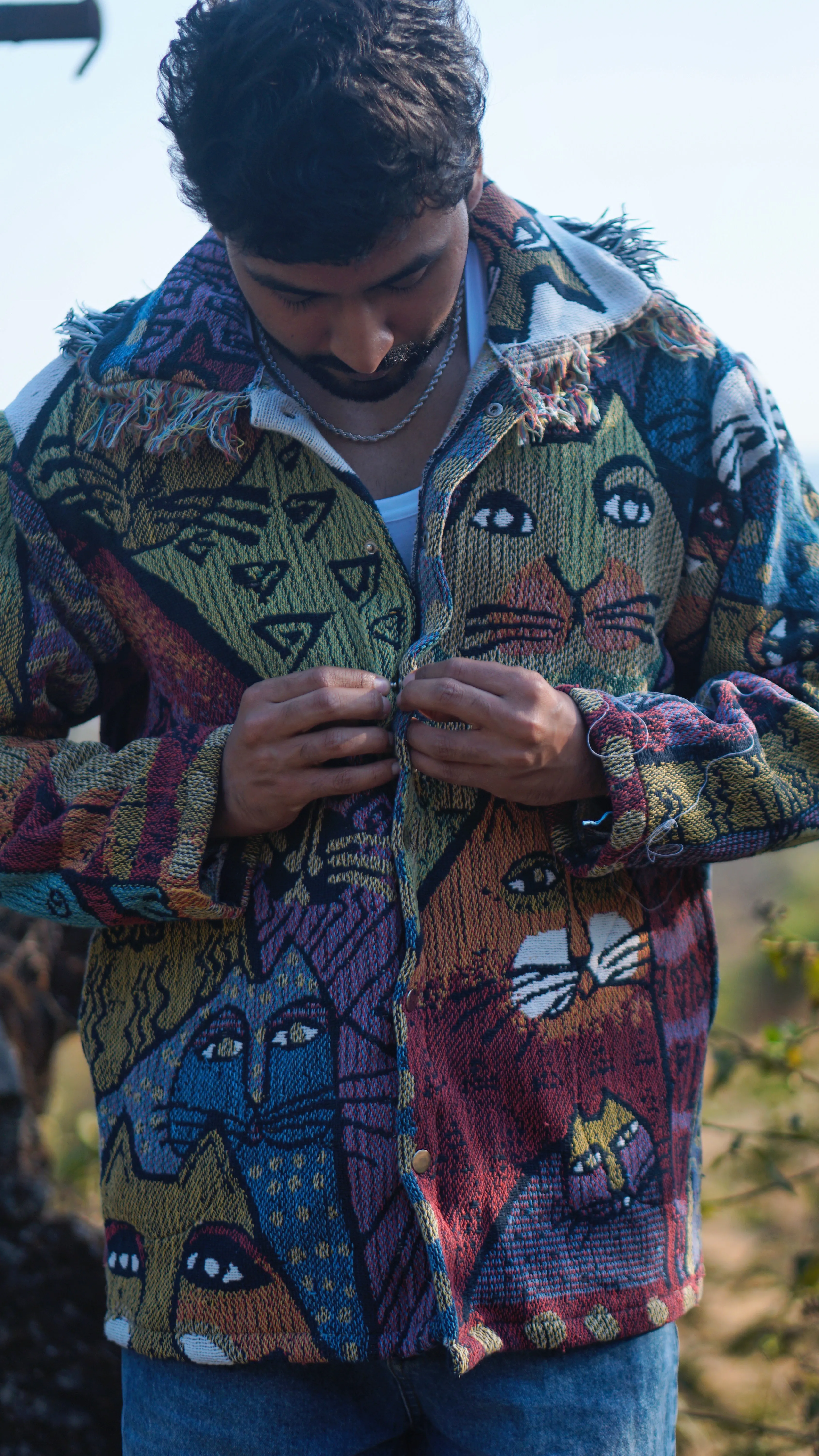 Vintage Tapestry Shacket #36
