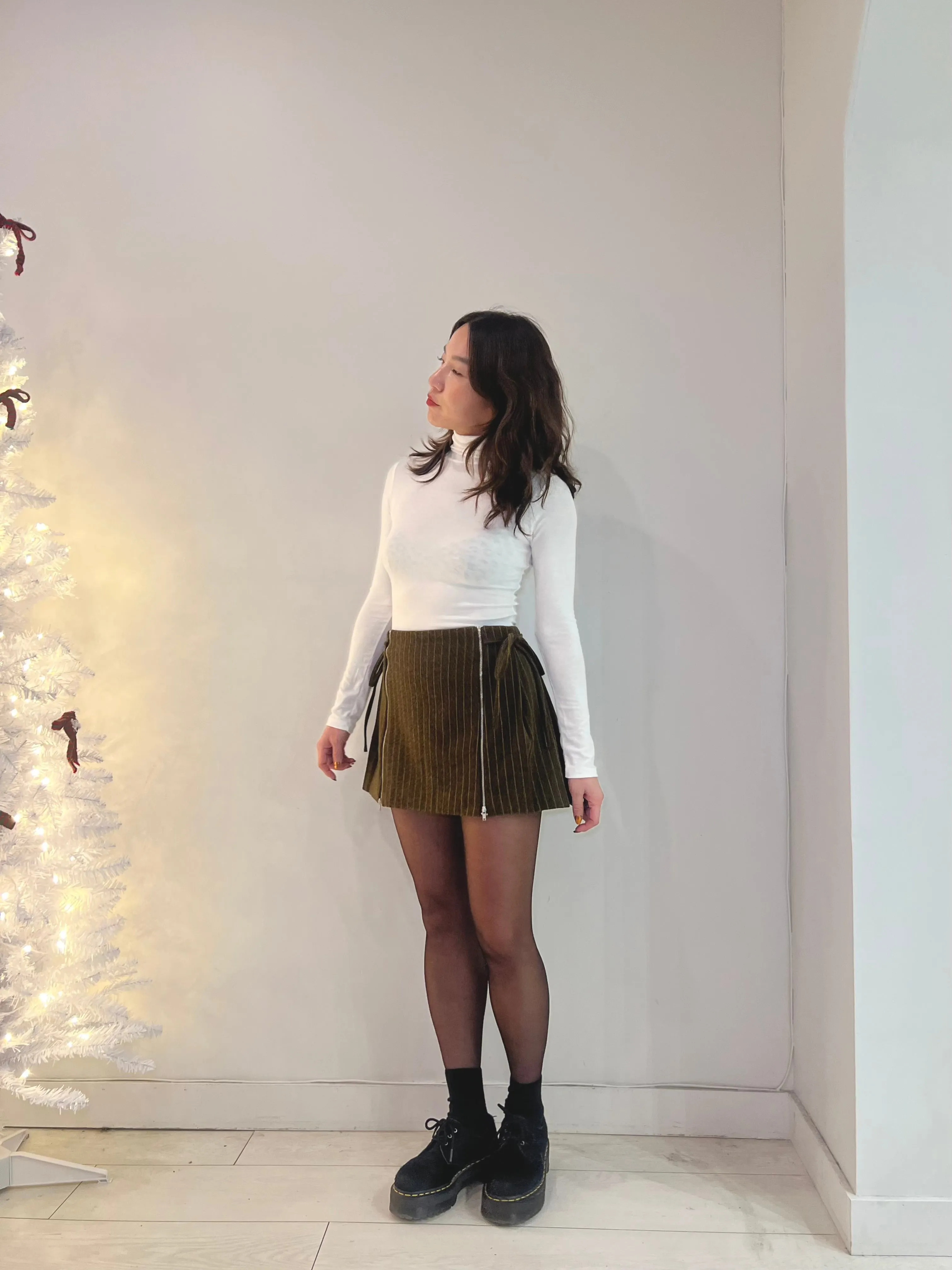 VIVIAN Basic turtleneck top
