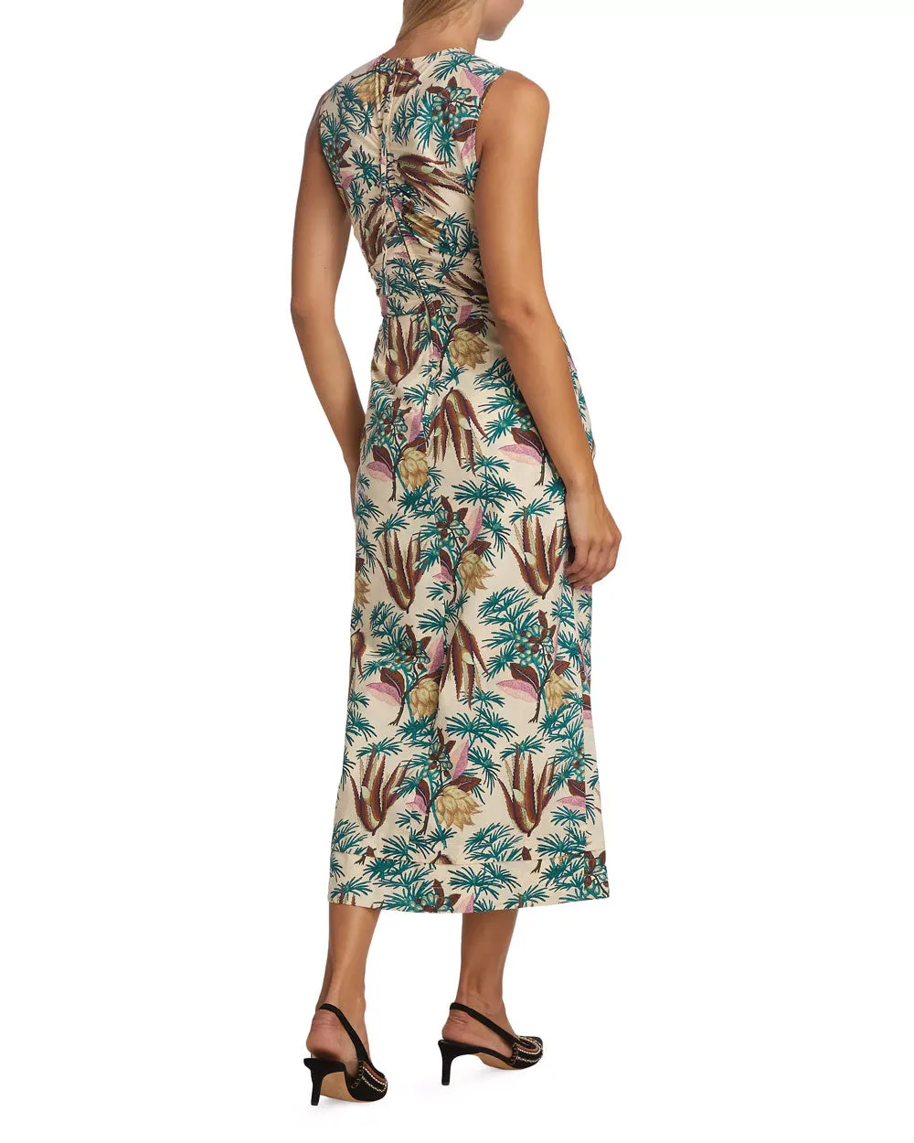 Wildflower Sleeveless Edlyn Midi Dress